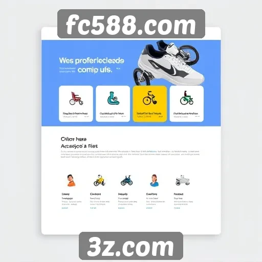 Acessibilidade e design da interface no fc588.com