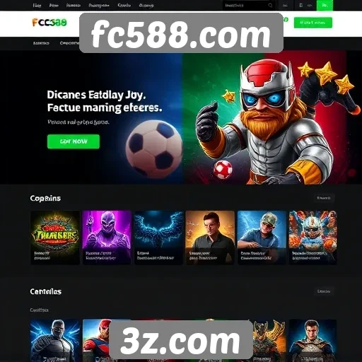 A evolução do design do site de jogos fc588.com