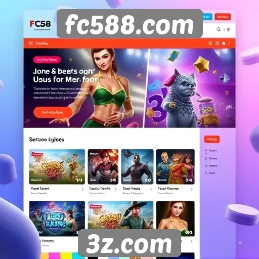 tendências de design em sites de jogos como fc588.com