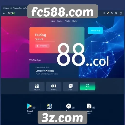 Análise da interface do usuário no fc588.com