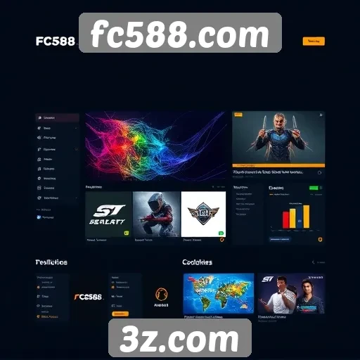 Evolução da interface do usuário no site fc588.com